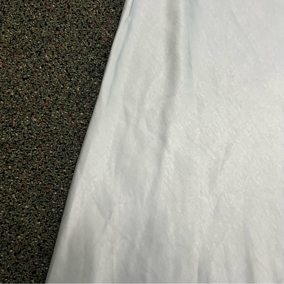 NWT JUPE NYC Pastel Baby Light Blue Satin Silk Midi Modest Slip Cute Skirt Sz L - Picture 10 of 13